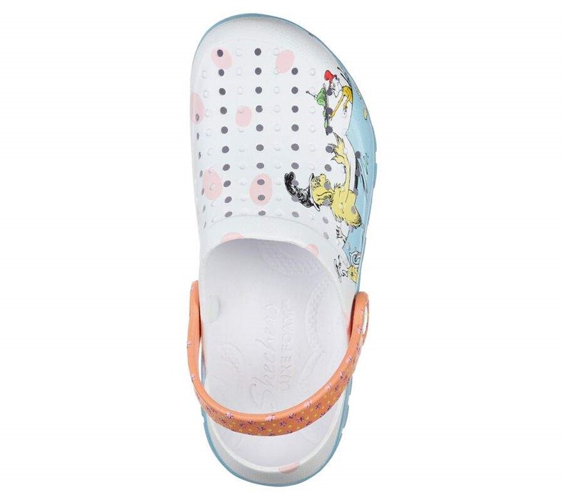 Dámské Mokasíny Skechers Dr. Seuss: GOwalk 5 - Egg On Bílé Viacfarebný | QOGCWEY-87