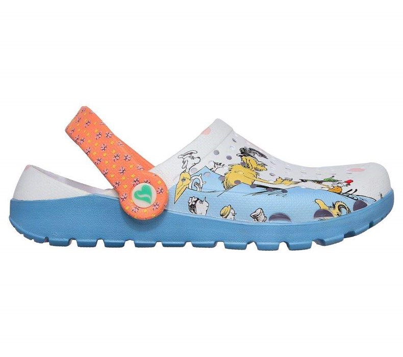 Dámské Mokasíny Skechers Dr. Seuss: GOwalk 5 - Egg On Bílé Viacfarebný | QOGCWEY-87