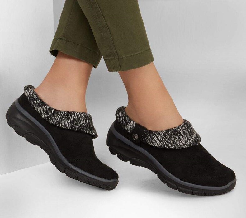 Dámské Mokasíny Skechers Easy Going - Good Duo Černé | ADZECFT-72