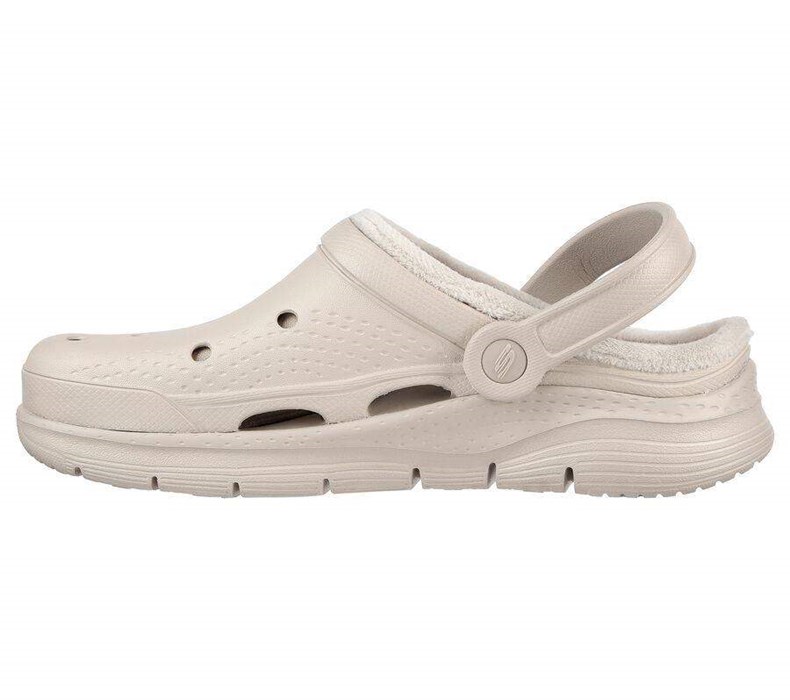 Dámské Mokasíny Skechers Foamies: Arch Fit Podšité - Cozy Gal Šedé Hnědé | GDYTWZM-36