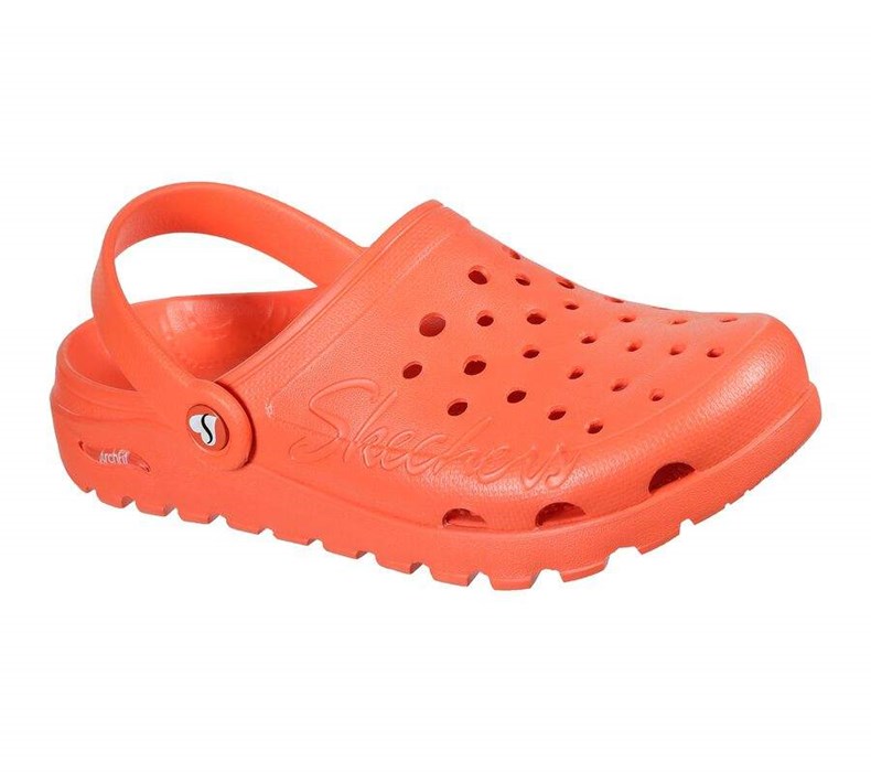 Dámské Mokasíny Skechers Foamies: Arch Fit Footsteps - Pure Joy Oranžové | LACPJYU-52