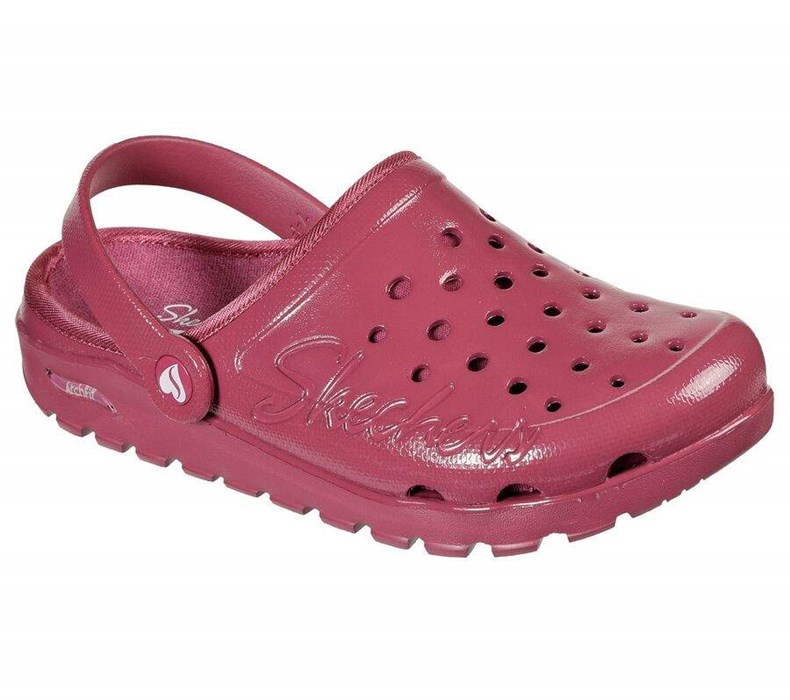 Dámské Mokasíny Skechers Foamies: Arch Fit Podšité Footsteps - Cozy Up Fialové | NQVGXKR-12