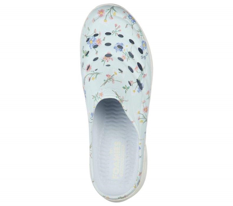 Dámské Mokasíny Skechers Foamies: Commute Time - Floral Garden Světle Blankyt Viacfarebný | OBXFMKQ-57