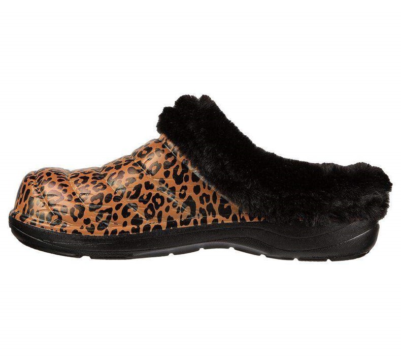 Dámské Mokasíny Skechers Foamies: Cozy Camper Podšité - Snow Leopard Černé Viacfarebný | NMCQHID-97