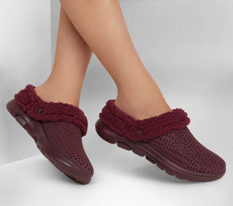 Dámské Mokasíny Skechers Foamies: GO WALK 5 Podšité - Relax Vínové | AJWSITM-72