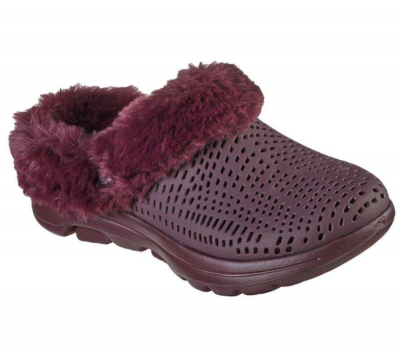 Dámské Mokasíny Skechers Foamies: GO WALK 5 - Cozy Embrace Vínové | BIADSVK-31