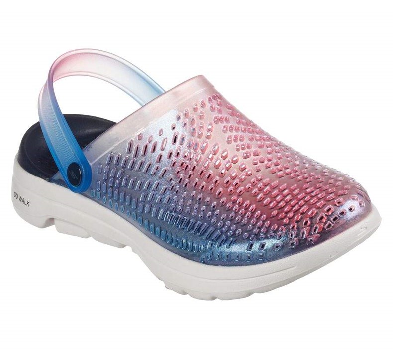 Dámské Mokasíny Skechers Foamies: GO WALK 5 - Glowing Star Tmavě Blankyt Viacfarebný | KBRUPIV-16