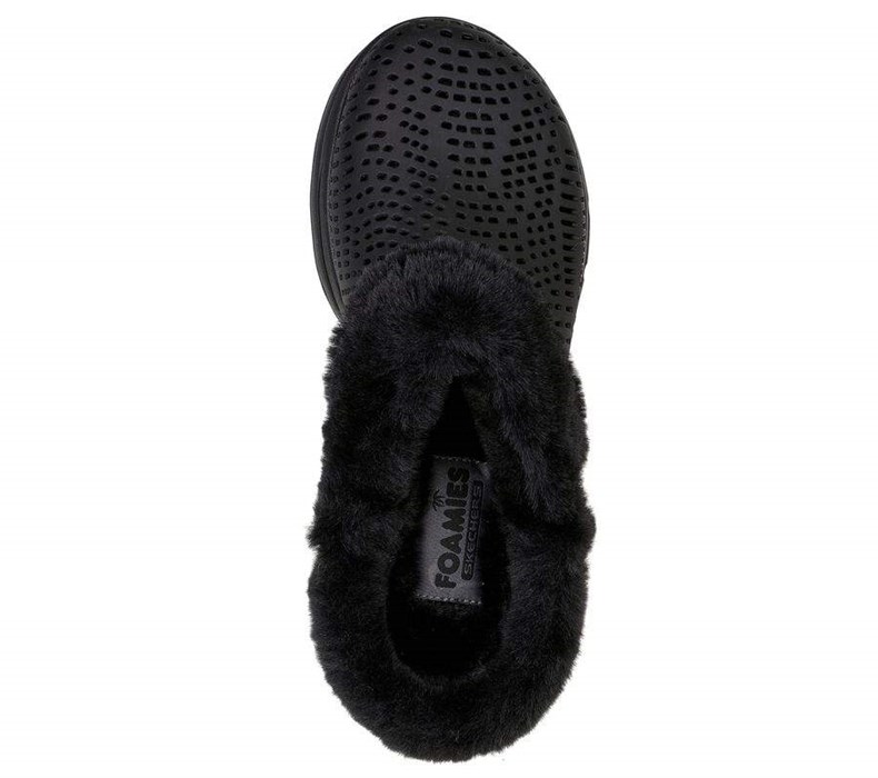 Dámské Mokasíny Skechers Foamies: GO WALK 5 - Cozy Embrace Černé | QNYMTOL-16