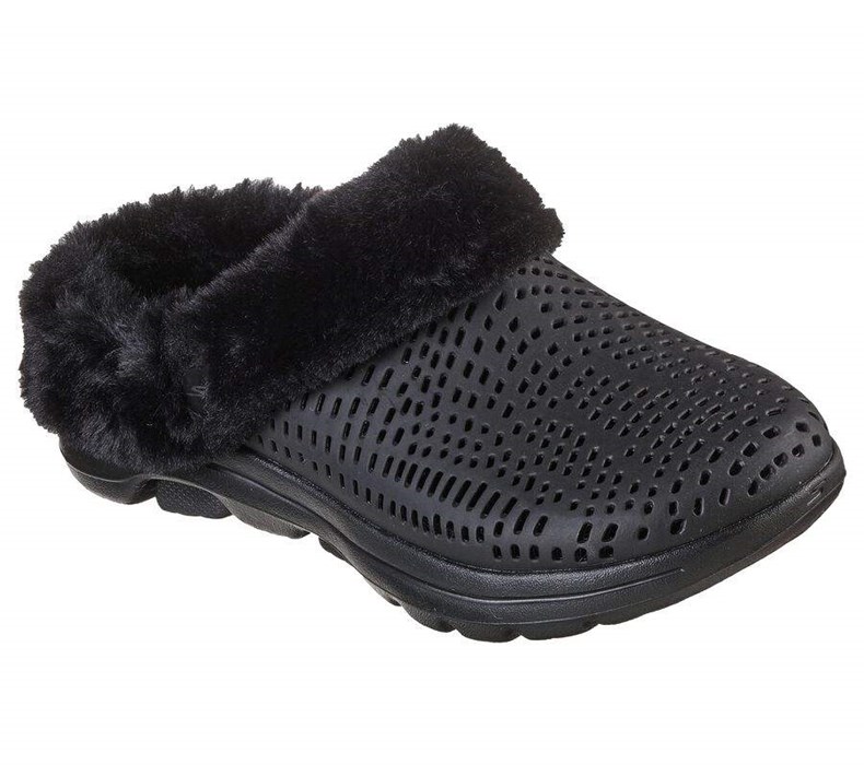 Dámské Mokasíny Skechers Foamies: GO WALK 5 - Cozy Embrace Černé | QNYMTOL-16