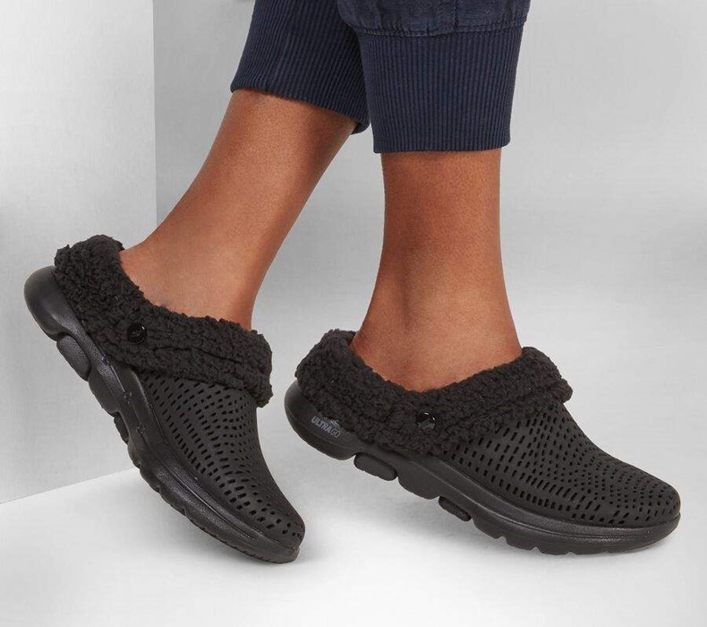 Dámské Mokasíny Skechers Foamies: GO WALK 5 Podšité - Relax Černé | SYVMCQD-39