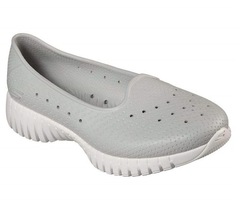 Dámské Mokasíny Skechers Foamies: GO WALK Smart - Sleek N Style Šedé | UEIBXFN-87