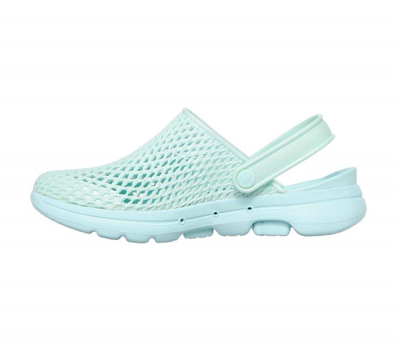 Dámské Mokasíny Skechers Foamies: GOwalk 5 - Sea Scape Tyrkysové | LKEVTFM-52