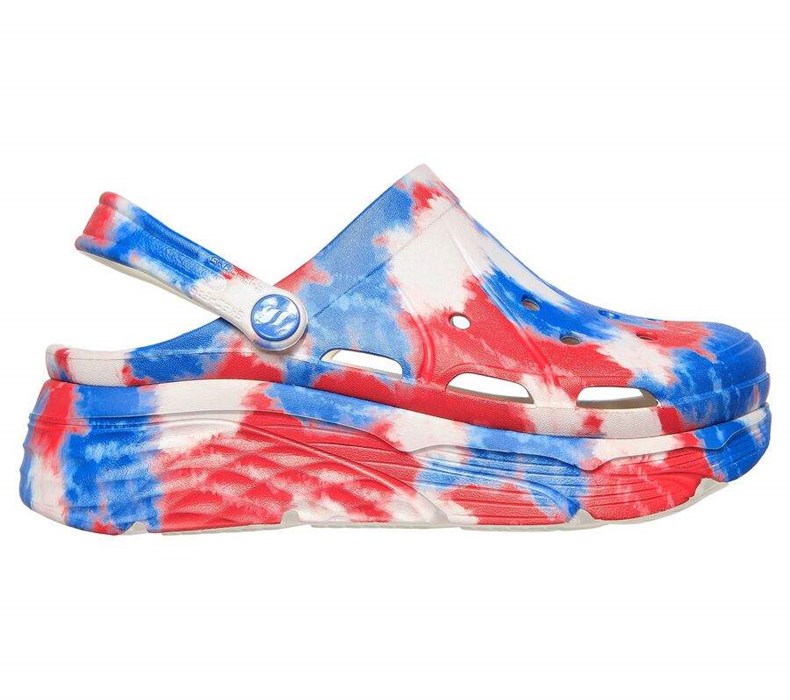 Dámské Mokasíny Skechers Foamies: Max Cushioning - Miss Liberty Bílé Tmavě Blankyt | CRYHNLG-48