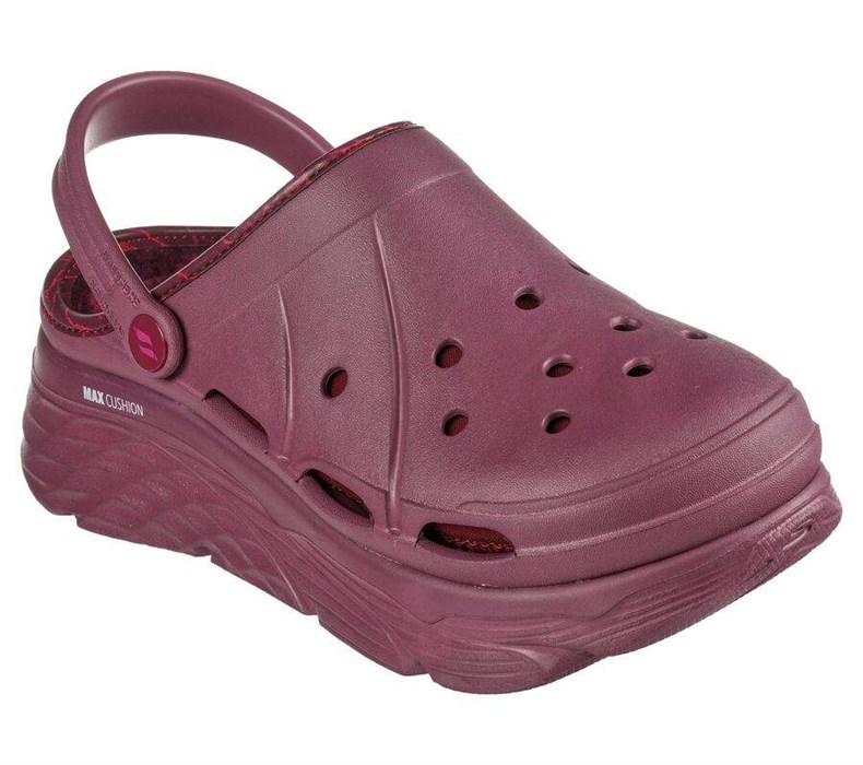 Dámské Mokasíny Skechers Foamies: Max Cushioning Podšité - Whirlwind Vínové | FRWDACL-02