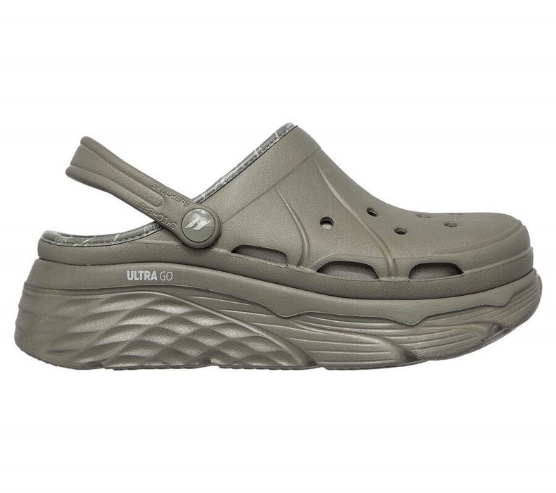 Dámské Mokasíny Skechers Foamies: Max Cushioning Podšité - Whirlwind Olivy Zelené | PMLYODG-74