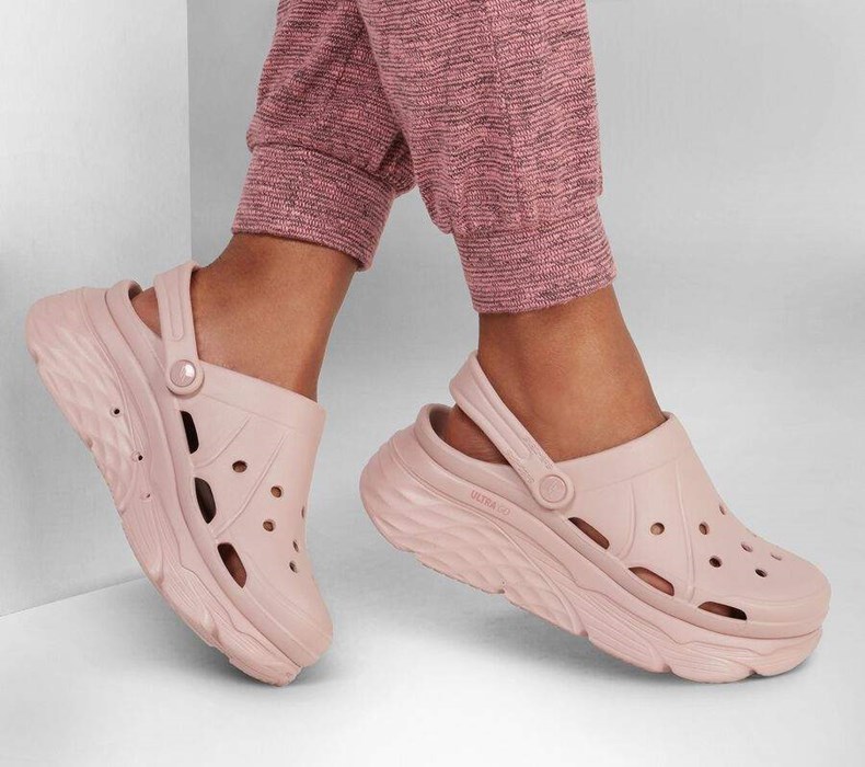 Dámské Mokasíny Skechers Foamies: Max Cushioning - High Tide Růžové | RXHYNIK-89