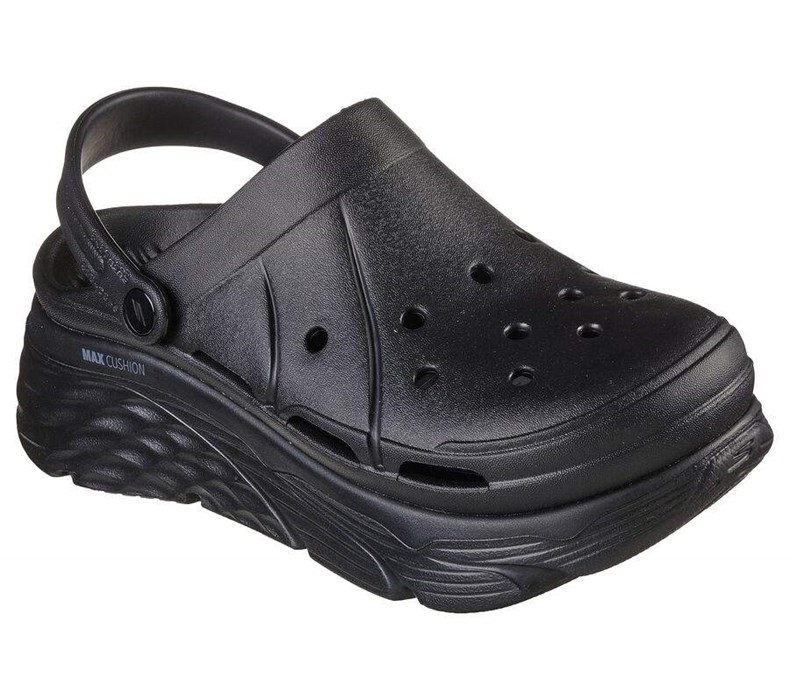 Dámské Mokasíny Skechers Foamies: Max Cushioning - High Tide Černé | WTDOMQV-23