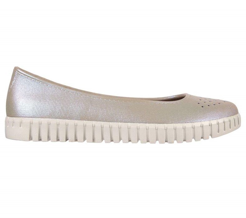 Dámské Mokasíny Skechers Foamies: Sepulveda Blvd - Sweet Shimmer Šedé Hnědé | SMDJUCI-95