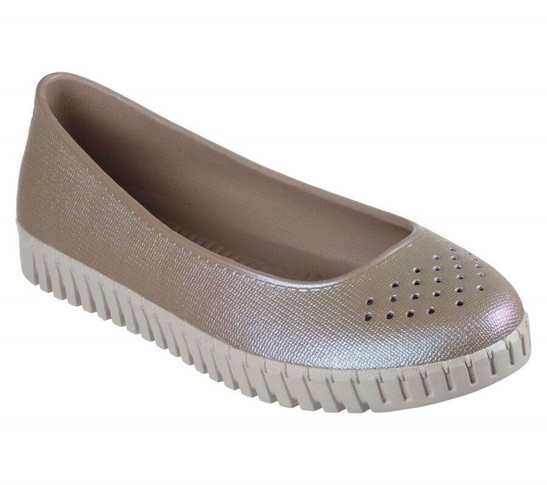 Dámské Mokasíny Skechers Foamies: Sepulveda Blvd - Sweet Shimmer Šedé Hnědé | SMDJUCI-95