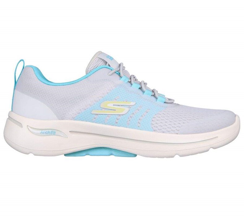 Dámské Mokasíny Skechers GO WALK ARCH FIT - Cosmic Lights Šedé Viacfarebný | AYNRWIQ-28