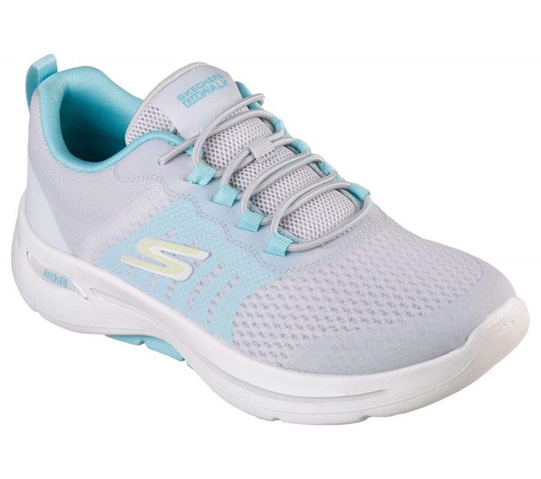 Dámské Mokasíny Skechers GO WALK ARCH FIT - Cosmic Lights Šedé Viacfarebný | AYNRWIQ-28