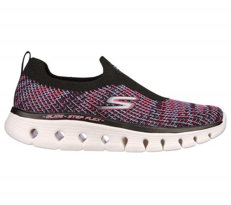 Dámské Mokasíny Skechers GO WALK Glide-Step Flex - Energy Vision Černé Viacfarebný | KUGWSMO-53