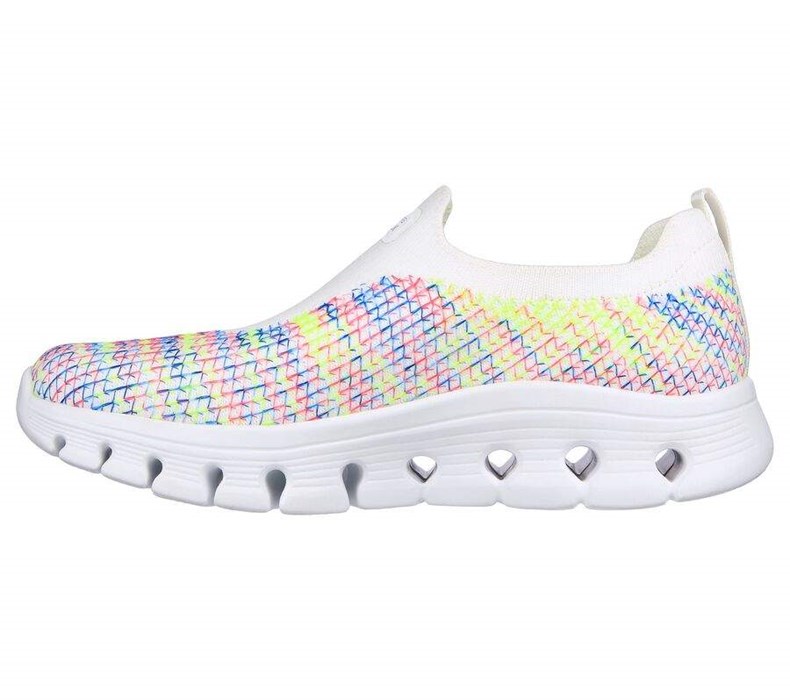 Dámské Mokasíny Skechers GO WALK Glide-Step Flex - Energy Vision Bílé Viacfarebný | OLBEMRJ-79