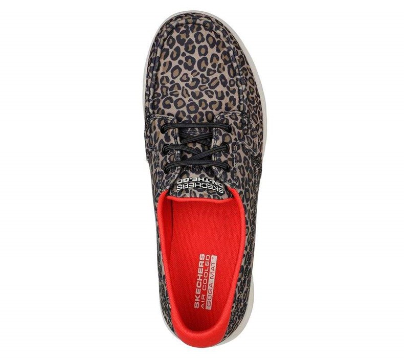 Dámské Mokasíny Skechers GO WALK Lite - So Purrty Leopard | EOMIZXU-27