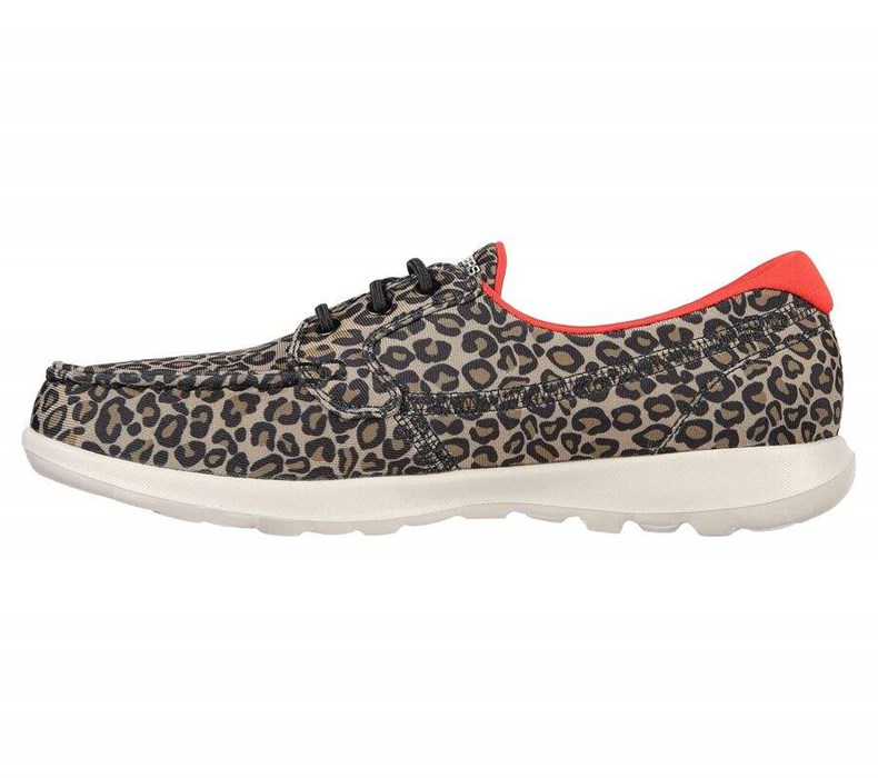 Dámské Mokasíny Skechers GO WALK Lite - So Purrty Leopard | EOMIZXU-27