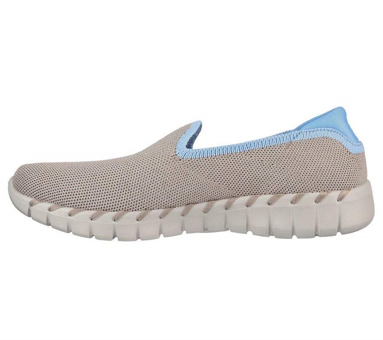 Dámské Mokasíny Skechers GO WALK Smart 2 - Light Glimmer Hnědé Blankyt | TRGEDOX-58