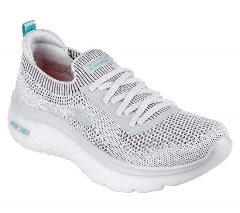 Dámské Mokasíny Skechers GOwalk Hyper Burst - Moon Na Chození Šedé | DPJOCFM-37