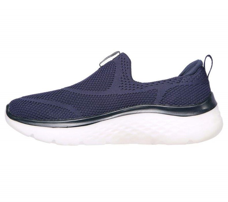 Dámské Mokasíny Skechers GOwalk Hyper Burst - Solar Winds Tmavě Blankyt Bílé | MBXKEWL-49