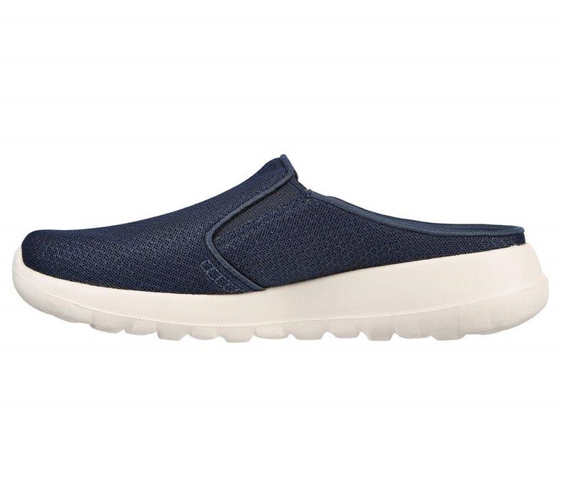 Dámské Mokasíny Skechers GOwalk Joy - Lazy Sunday Tmavě Blankyt Bílé | HENXPOQ-98