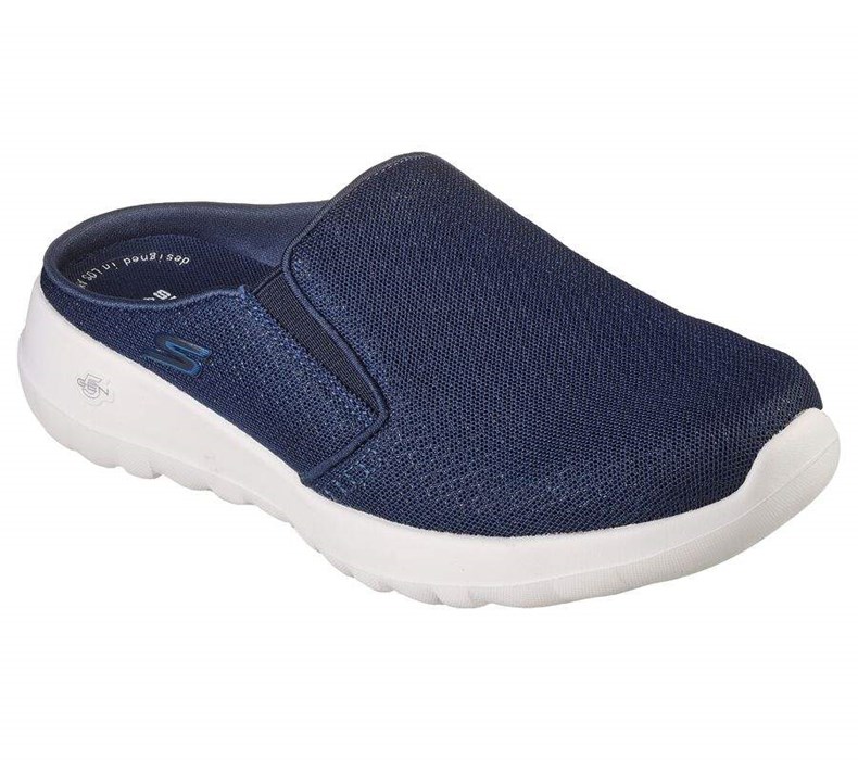 Dámské Mokasíny Skechers GOwalk Joy - Lazy Sunday Tmavě Blankyt Bílé | HENXPOQ-98