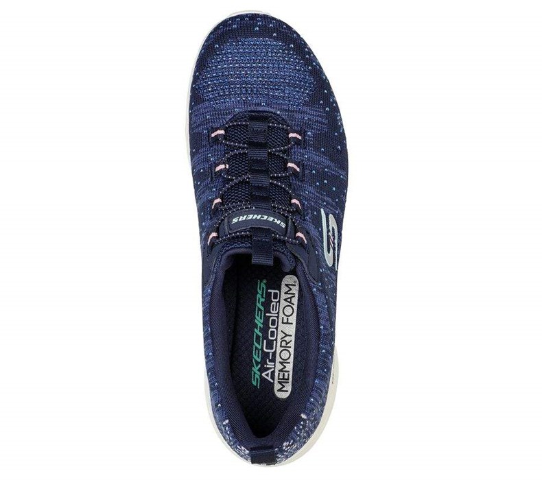 Dámské Mokasíny Skechers Glide-Step Allure Tmavě Blankyt | OKVEXJN-32