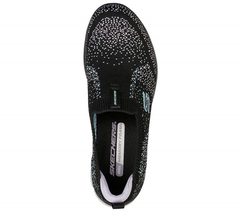 Dámské Mokasíny Skechers Glide-Step Flex Černé Levandule | PWFXLEA-10