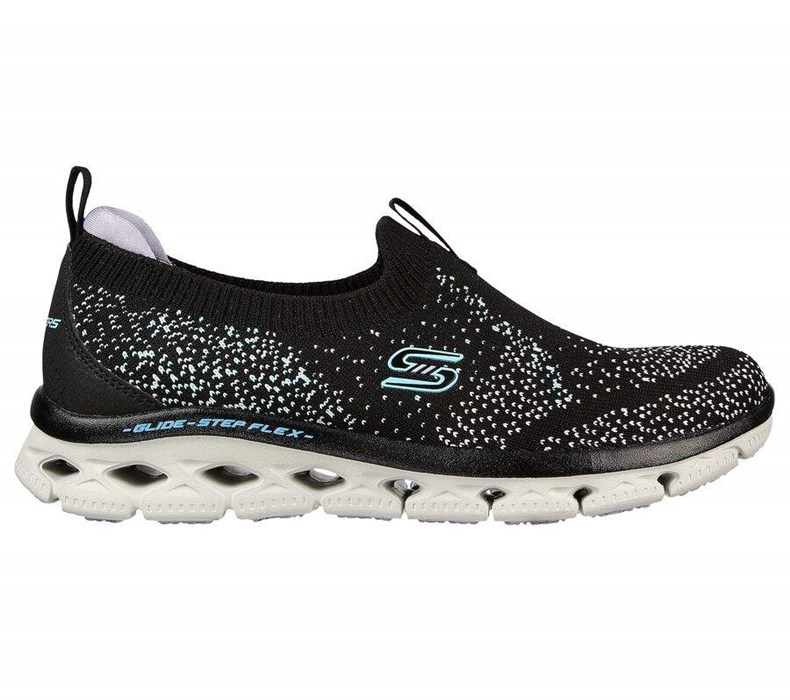 Dámské Mokasíny Skechers Glide-Step Flex Černé Levandule | PWFXLEA-10