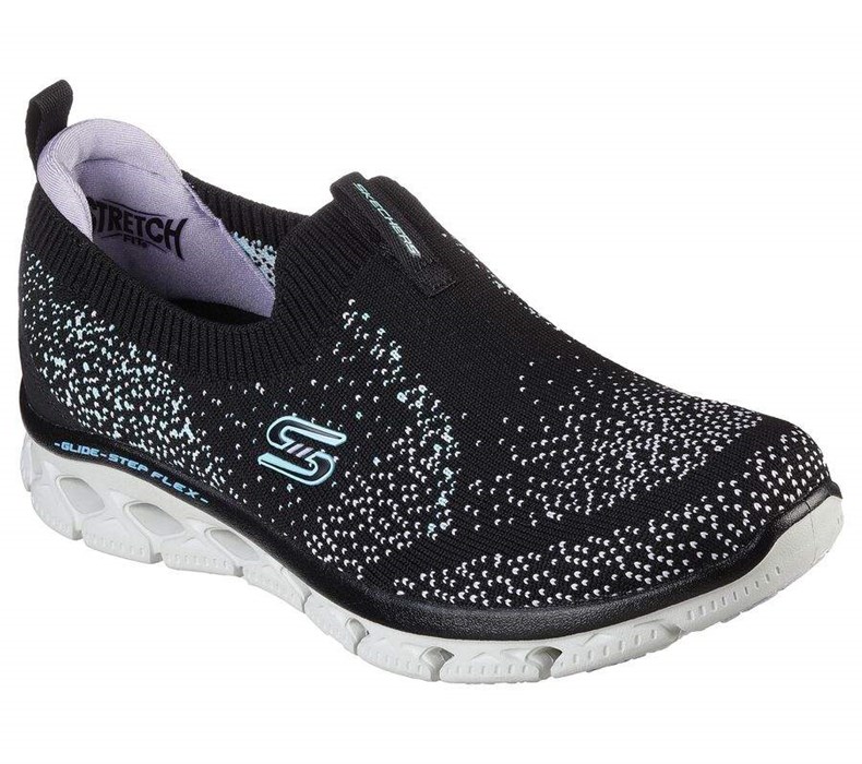 Dámské Mokasíny Skechers Glide-Step Flex Černé Levandule | PWFXLEA-10