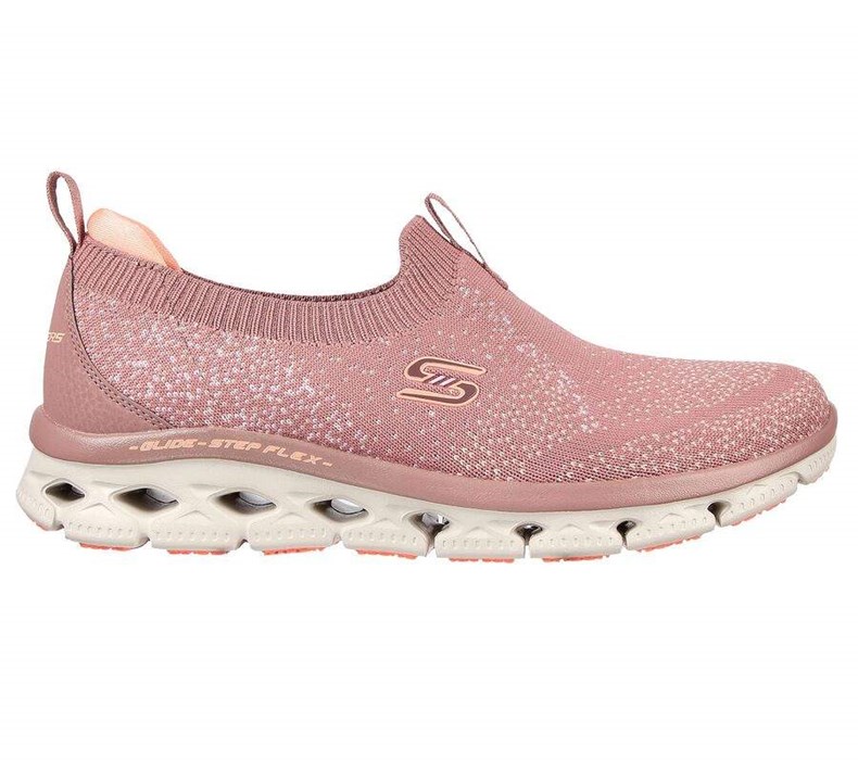 Dámské Mokasíny Skechers Glide-Step Flex Fialové | QXBRWSY-85