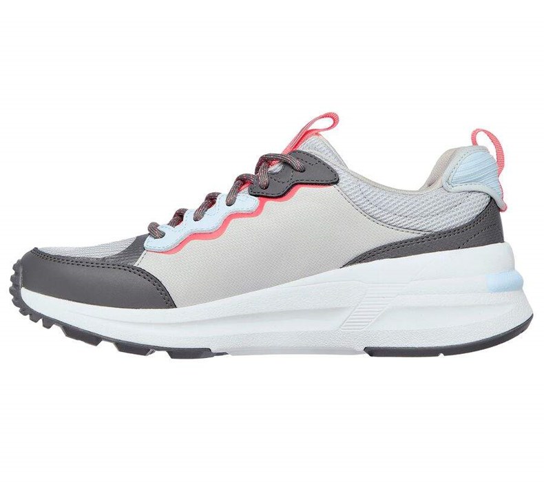 Dámské Mokasíny Skechers Global Jogger - Fresh Strike Šedé Růžové | YATRNJI-59