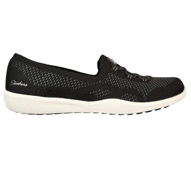 Dámské Mokasíny Skechers Newbury St - Be Adventurous Černé Bílé | KOWQTSP-97