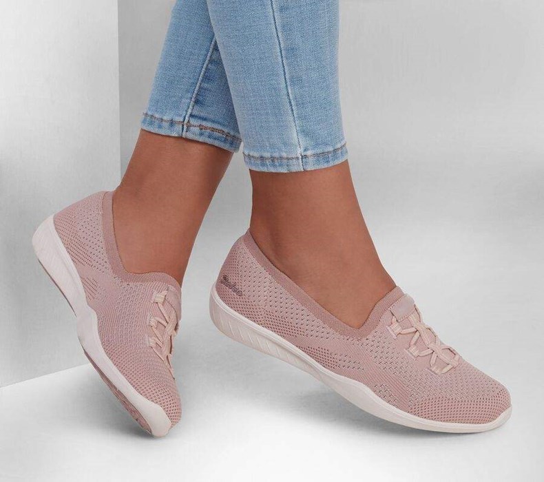 Dámské Mokasíny Skechers Newbury St - Be Adventurous Růžové | LXWONMK-53