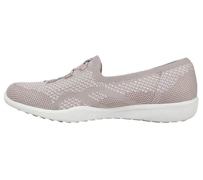 Dámské Mokasíny Skechers Newbury St - Be Adventurous Šedé Hnědé | OHKAWTX-74