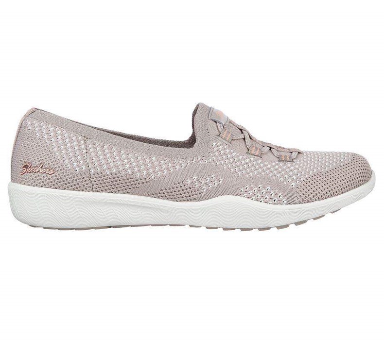 Dámské Mokasíny Skechers Newbury St - Be Adventurous Šedé Hnědé | OHKAWTX-74