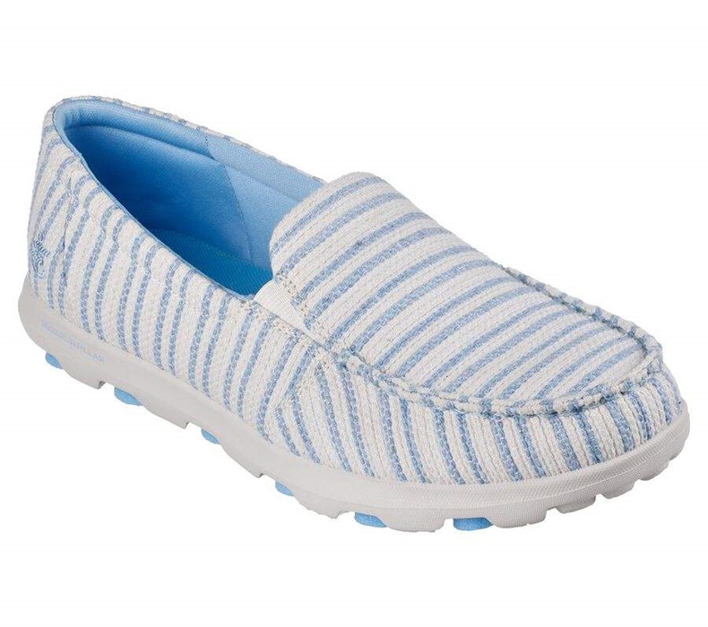 Dámské Mokasíny Skechers On-the-GO 2.0 - Paloma Blankyt Bílé | IWZVYRQ-39