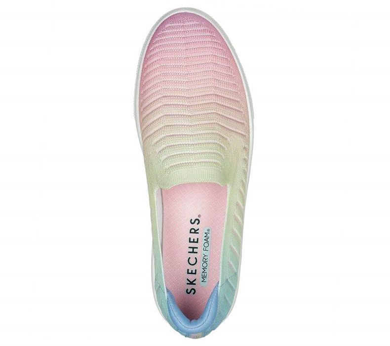 Dámské Mokasíny Skechers Poppy - Rainbow Waves Viacfarebný | MIQHOLB-58