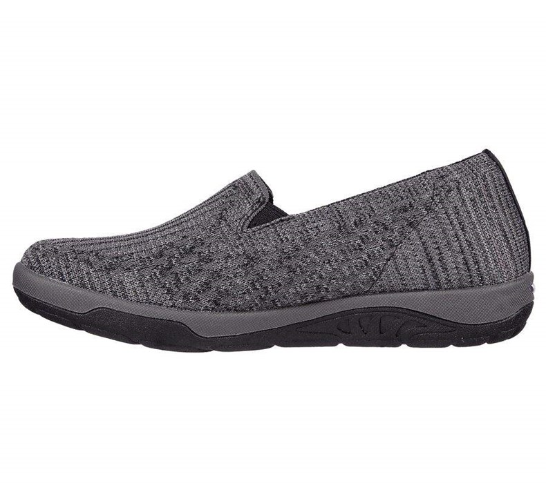 Dámské Mokasíny Skechers Relaxed Fit: Arch Fit Reggae Cup - For Fun Černé | IWYFROU-71