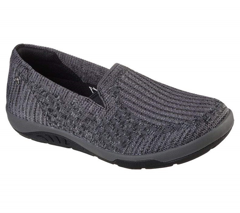 Dámské Mokasíny Skechers Relaxed Fit: Arch Fit Reggae Cup - For Fun Černé | IWYFROU-71