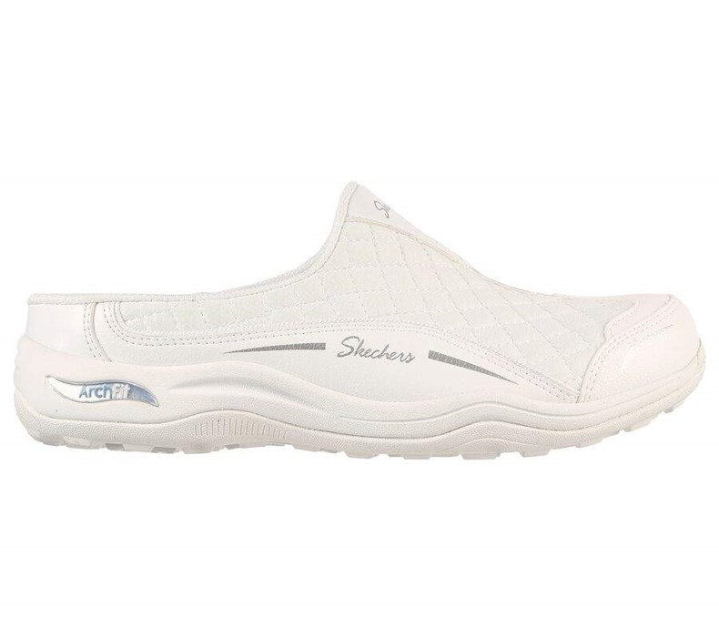 Dámské Mokasíny Skechers Relaxed Fit: Arch Fit - Commute Bílé | TVZHJBQ-14