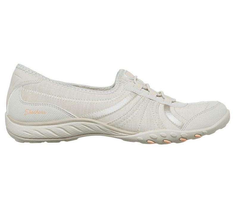 Dámské Mokasíny Skechers Relaxed Fit: Breathe-Easy - Proud Moment Béžový | DBHMCFO-63